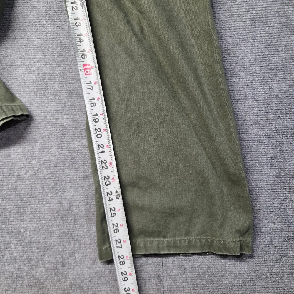 Steve & Barry's Cargo Pants Mens 34x28 Green Y2K Distressed Utility Baggy